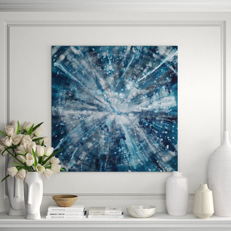 Sparkling Blues Print by Samuel Kane, Outdoor, 40" H x 40" W x 1.5" D