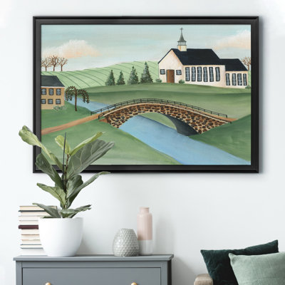 Folk Church Scene I - reproduction de cadre photo