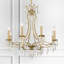 Lustre doré 8 lumières Emmelie