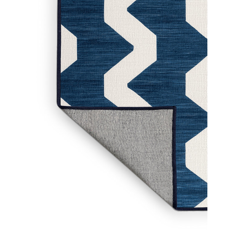 Tapis botanique brun lavable à la machine, Rectangle 5 pi x 7 pi