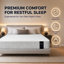 Matelas hybride à ressorts ensachés 10 po en mousse viscoélastique gélifiée mi-ferme dans une boîte certifiée CertiPUR-US et OEKO-TEX®-1561910634
