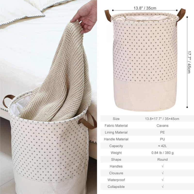 Canvas Laundry Cart