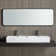 Turner 48'' W Double Basin White Ceramic Rectangular Wall Mount/Vessel Bathroom Sink For Two