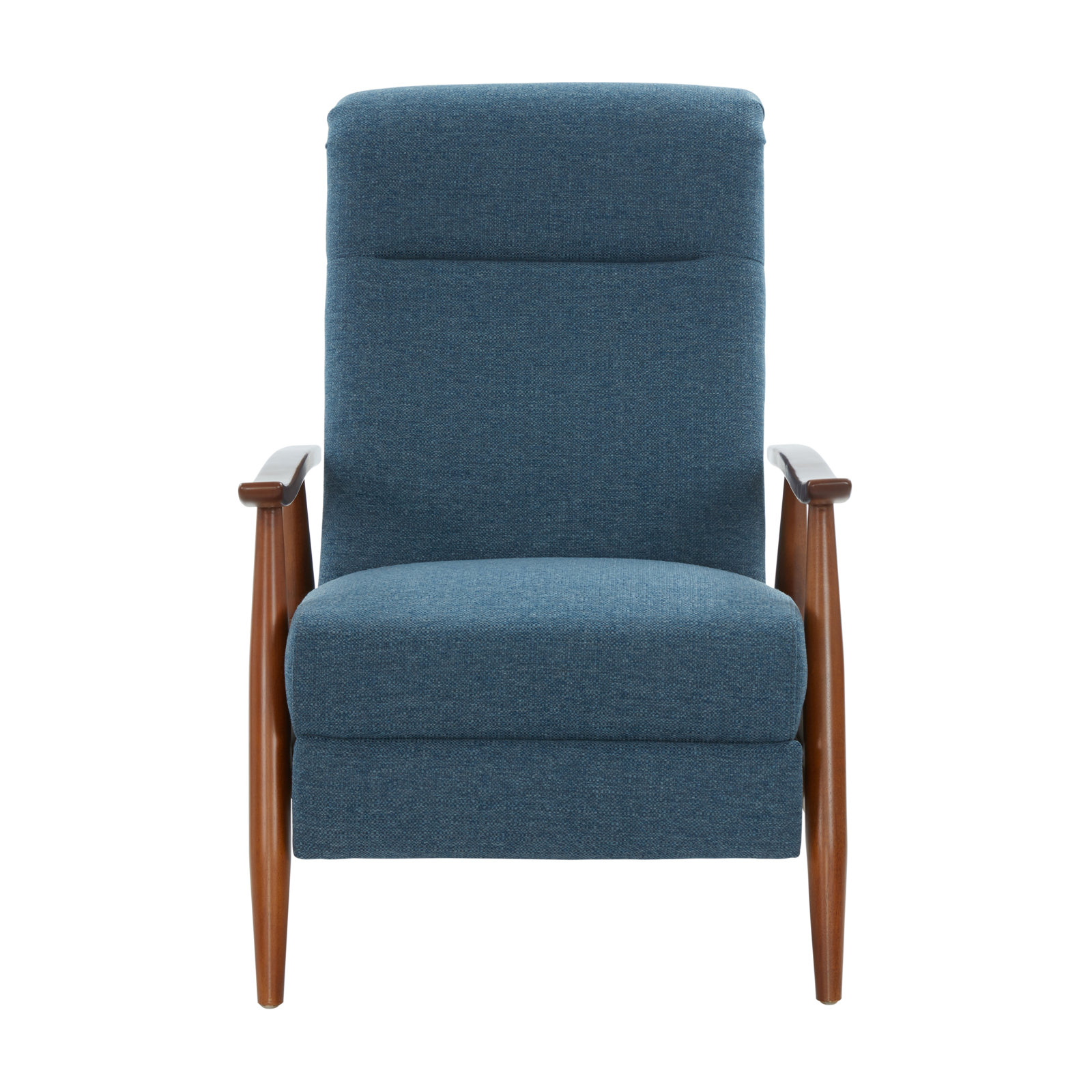 Imona 30" Wide Leather Recliner, Denim Fabric