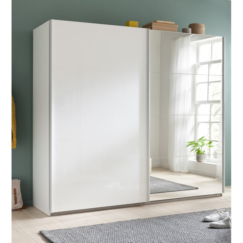 Systema 2 Door Manufactured Wood Wardrobe, 223cm H x 250cm W x 60cm D
