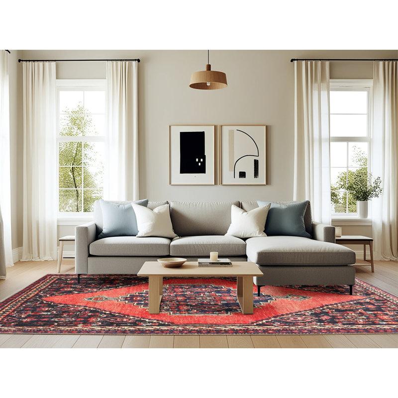 Tapis rouge Creek Southwestern, Rectangle 6 pi x 9 pi
