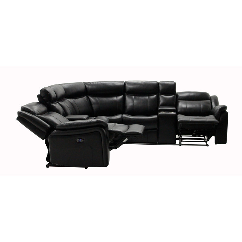 LEATHER SECTIONAL