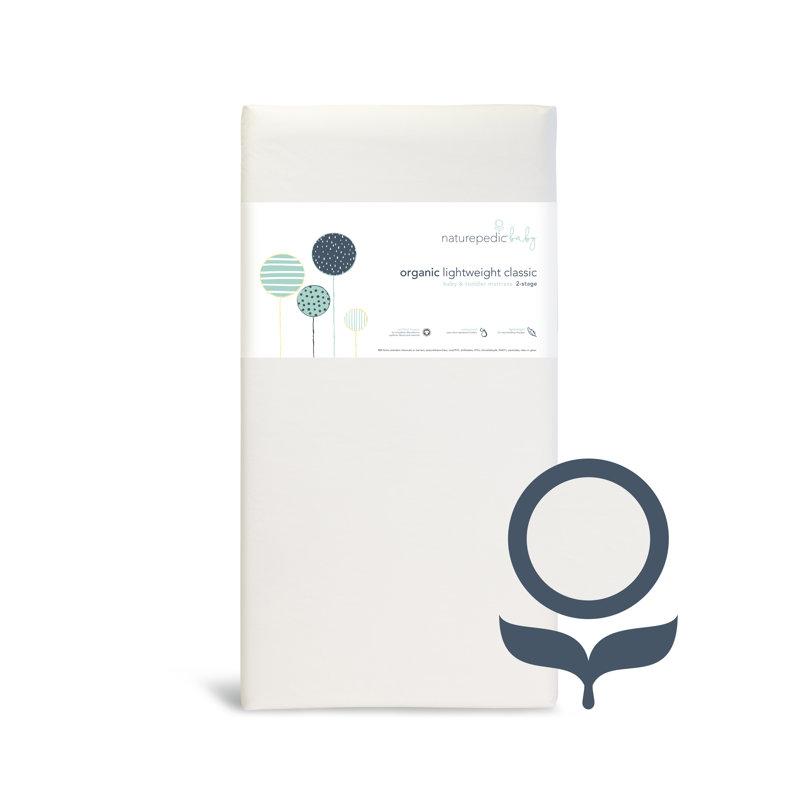 Organic Cotton Lightweight Dual Firmness Crib Mattress