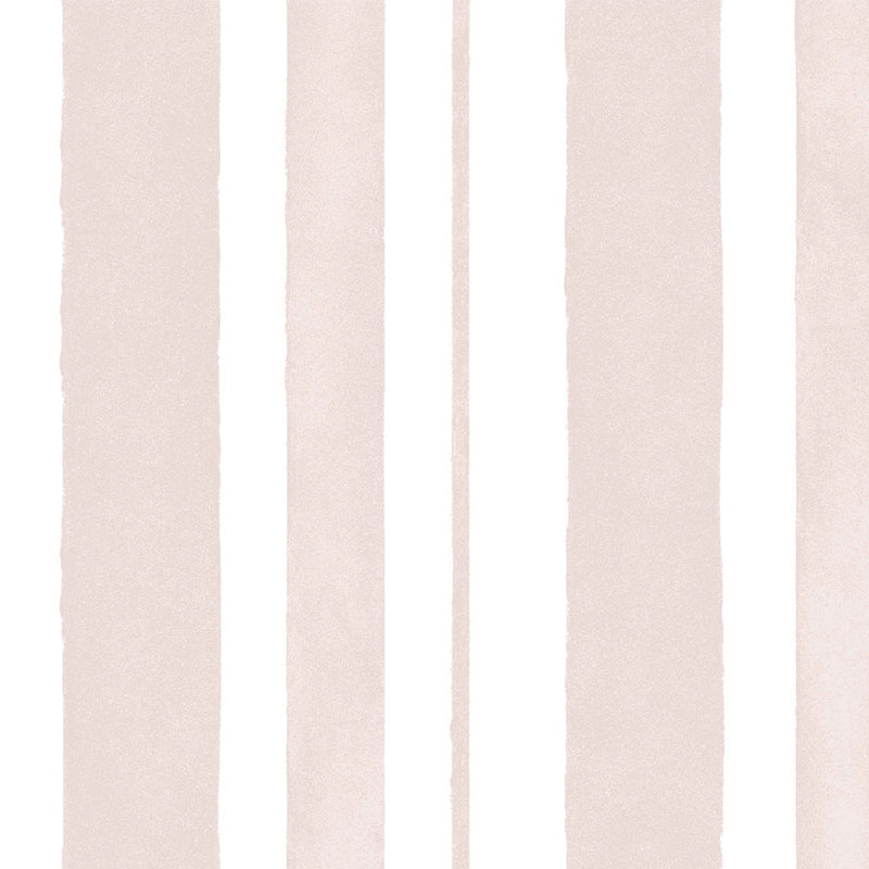 Rachel Ashwell Watercolour Stripe Grey Wallpaper, Pink