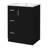 24" Free-Standing Bathroom Vanity Set With Ceramic Sink & Storage Cabinet, 2 Drawers & Shelf & 1 Soft Closing Door-1502849936-1477919733