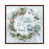 Toile avec cadre en bois brun classique