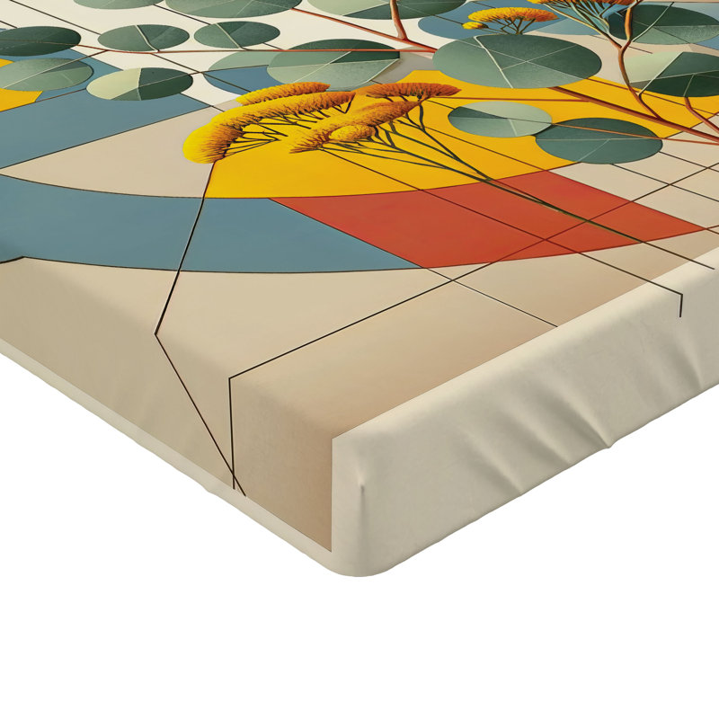 Microfiber Floral Fitted Sheet, Full