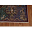 Tapis persan à motif de chasse Hash Design Kashmar 7x10