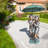 Bronze 2 Kids Holding an Umbrella Fountain