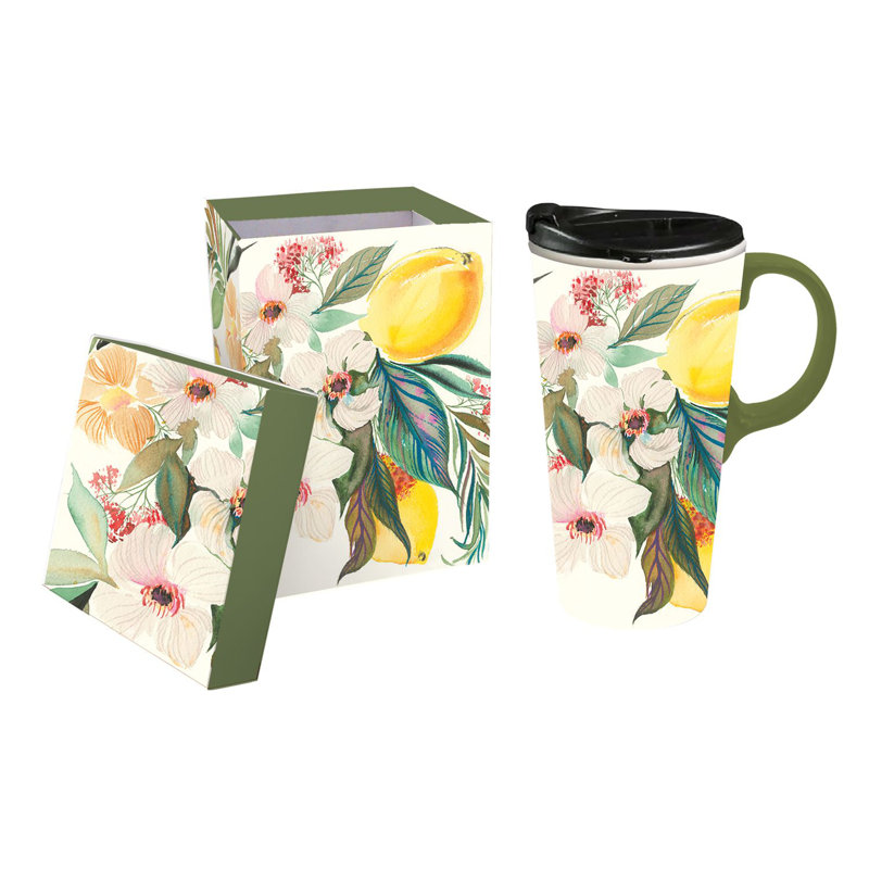 Evergreen Enterprises, Inc Ceramic Travel Mug