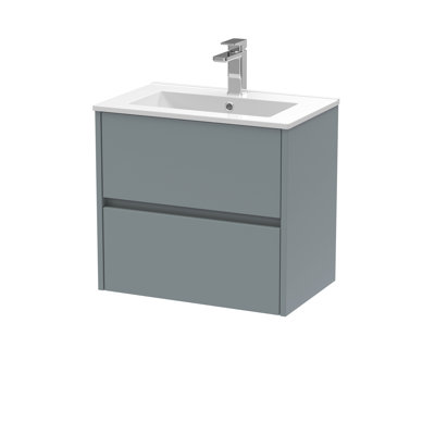 Havana 800mm Single Bathroom Vanity with Drop In Vitreous China Basin