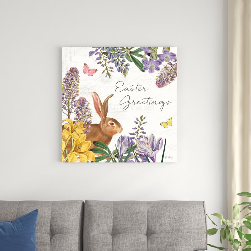 Jardin de Pâques V, H 30 po x l 30 po x P 1,25 po