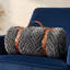 Plaid en fausse fourrure ultra douce, noir 122 x 152 cm - Tricot à chevrons texturé et pelucheux, idéal pour le canapé, le fauteuil ou le lit.