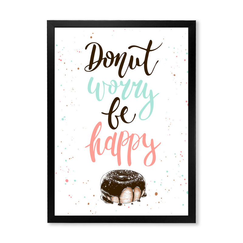 «Beignet», œuvre d'art moderne sur toile, Impression noire sur toile encadrée, H 20 po x l 12 po x P 1,5 po