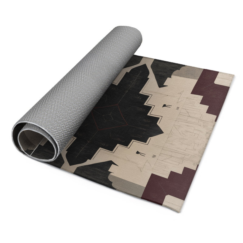 Monarch's Mosaic Indoor And Outdoor Area Rug, Rectangle 9' x 12'