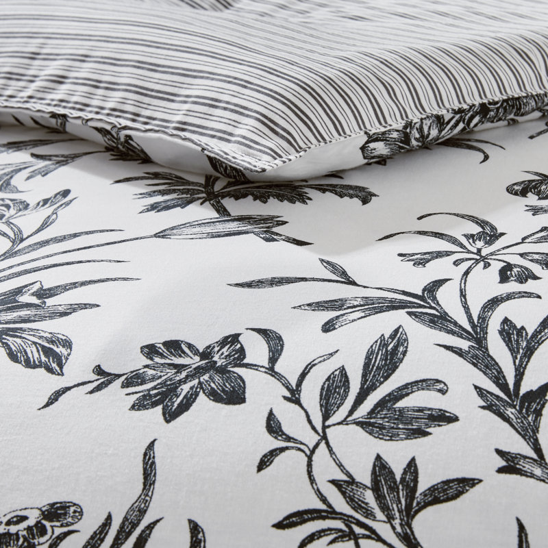 Ensemble d'édredon en coton Laura Ashley Amberley, Très grand édredon, 4 taies décoratives et 2 co