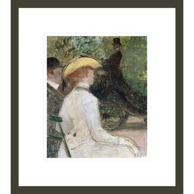 «In the Bois de Bogne» par Henri de Toulouse-Lautrec, impression giclée encadrée