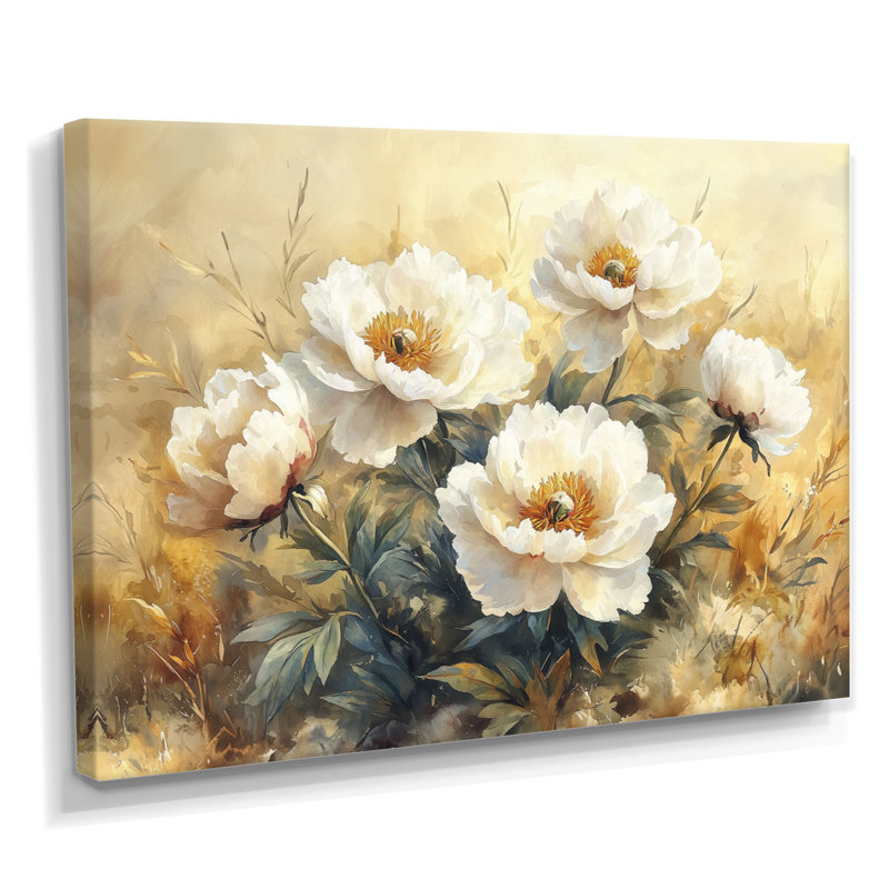 Draiden - Floral Oversized Canvas Prints, 30" H x 40" W, Wrapped Canvas, Does Not Apply