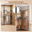 244 cm Wall Mounted Clothes Rack