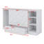 Lit escamotable avec tablettes et garde-robe Murphy