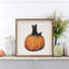 Chat rétro vintage sur citrouille d'Halloween-441099027