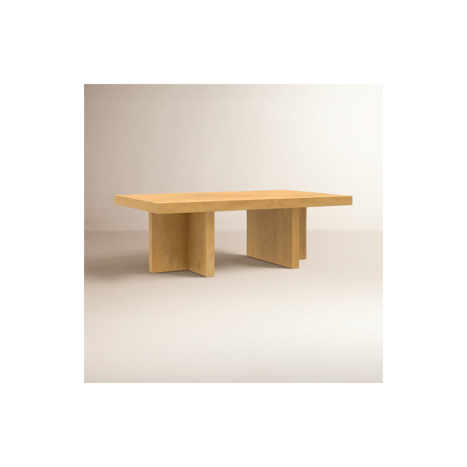 Crosby Rectangular Coffee Table, Natural