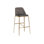 Dover Upholstered Stool with Metal Frame