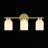 Breult 3-Light Modern Dimmable Bathroom Vanity Light with White Shades-1226318264