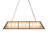 60" Long Tri-Panel Oblong Pendant