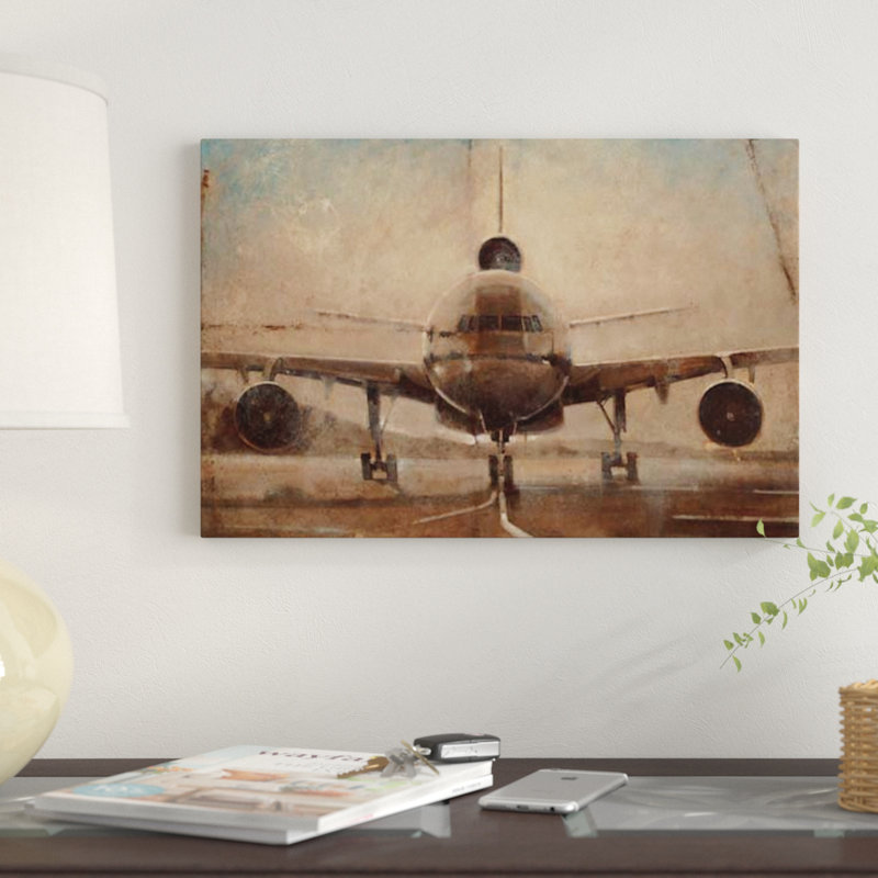 «Tonal Plane» par Joseph Cates, impression sur toile tendue, H 40 po x l 60 po x P 1,5 po, Pas de tapis, Toile tendue