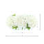 Hydrangea Arrangement In Oblong Glass Vase