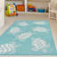 Tapis intérieur / extérieur bleu Walczak-698168479