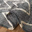 Tapis géométrique naturel / gris anthracite tissé à la main Furman Kilim-858753398