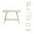 40" Thera Marble Console Table