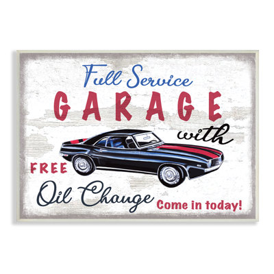 Garage à service complet - Publicité