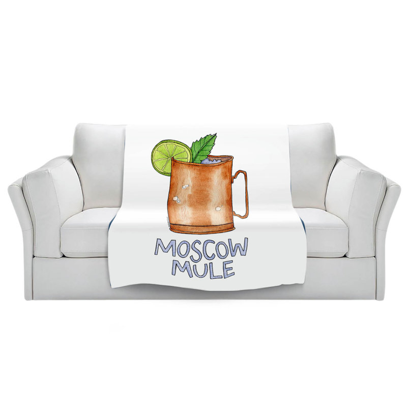  Couverture cocktail Moscow Mule, 68 po x 80 po