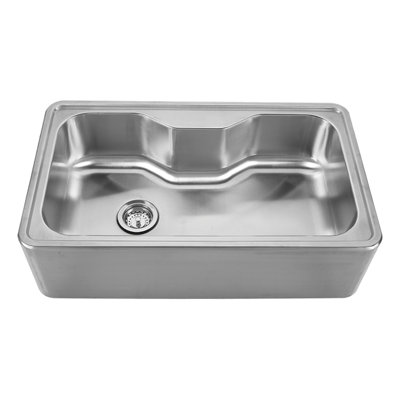 34" L x 20" W Drop-In Kitchen Sink