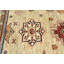 Tapis orange / rouille unique 3 pi 11 po x 6 pi 3 po Mariana