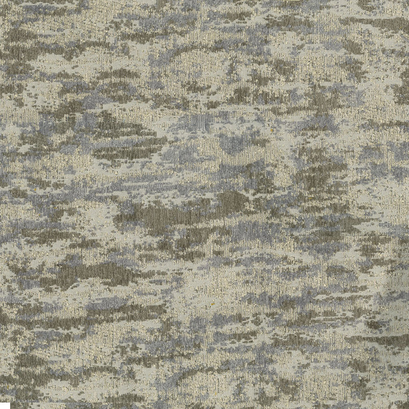 Tissu en chenille de marbre Abbeyshea par The Yard, Fumée