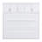Queen Size Murphy Bed Wall Bed With Top Cabinets,White
