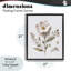 Cadre flottant avec fleurs sauvages pressées, design par lettré et doublé-1497890745-1497890750