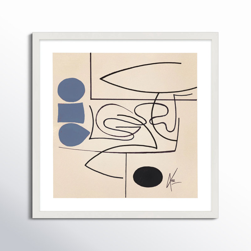 Reflection 2 by Lee Lessem, 16" H x 16" W x 1.25" D, White
