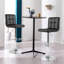 Tabouret de bar pivotant à hauteur réglable avec structure en métal-1155585495-1115289637