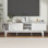 Meuble télé de style moderne avec porte coulissante