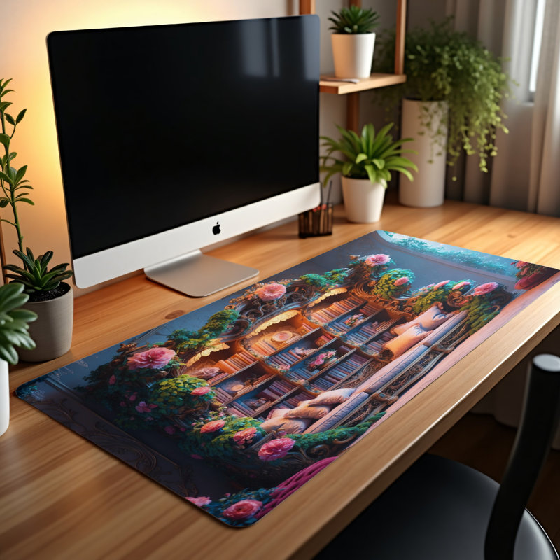 Polyester Desk Pad, 31.5x15.5